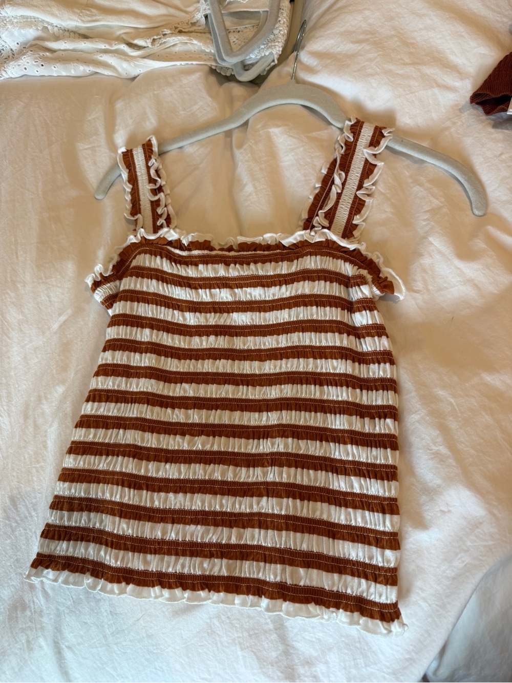 Veronica Beard “Averie Tank” (striped, NWT)